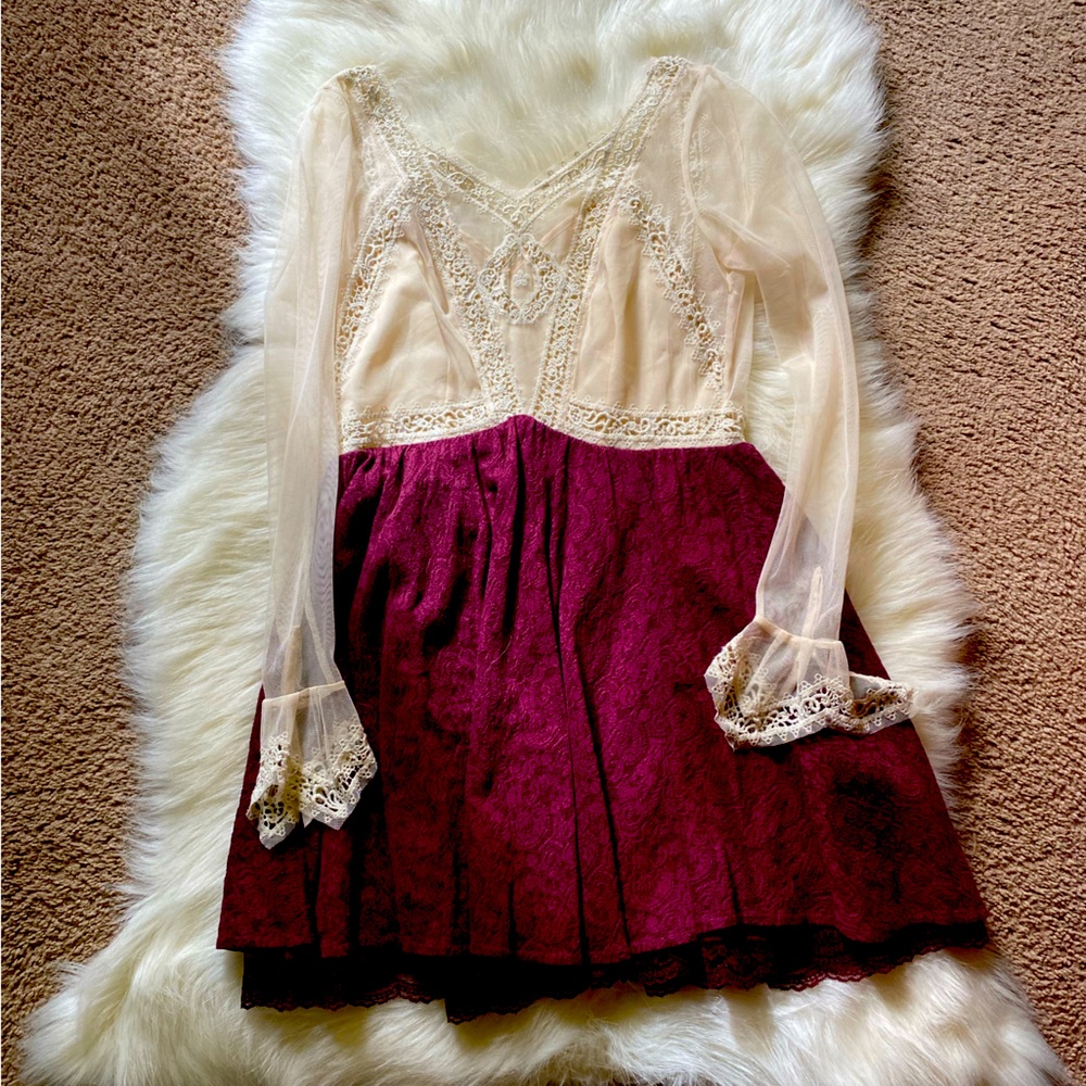 Free People open back dress